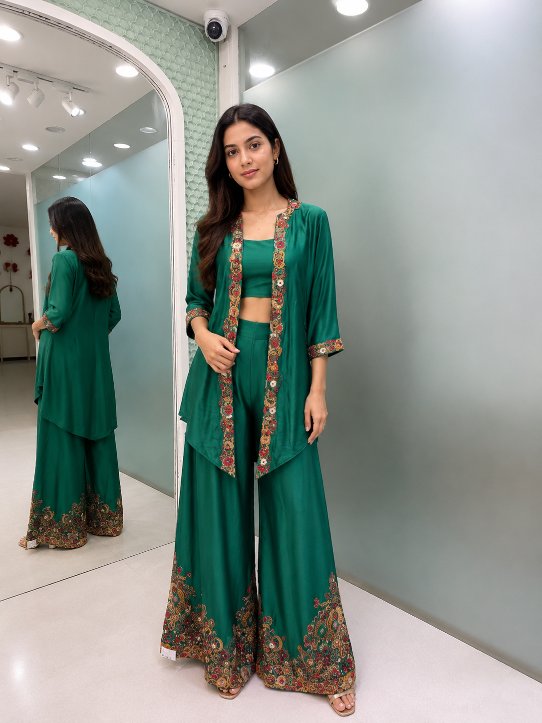 48 - Ivory Festive Kurta Set
