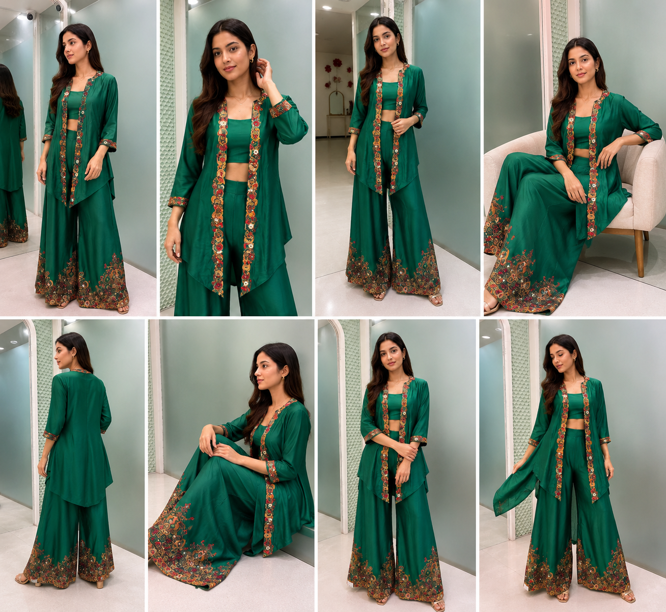48 - Ivory Festive Kurta Set