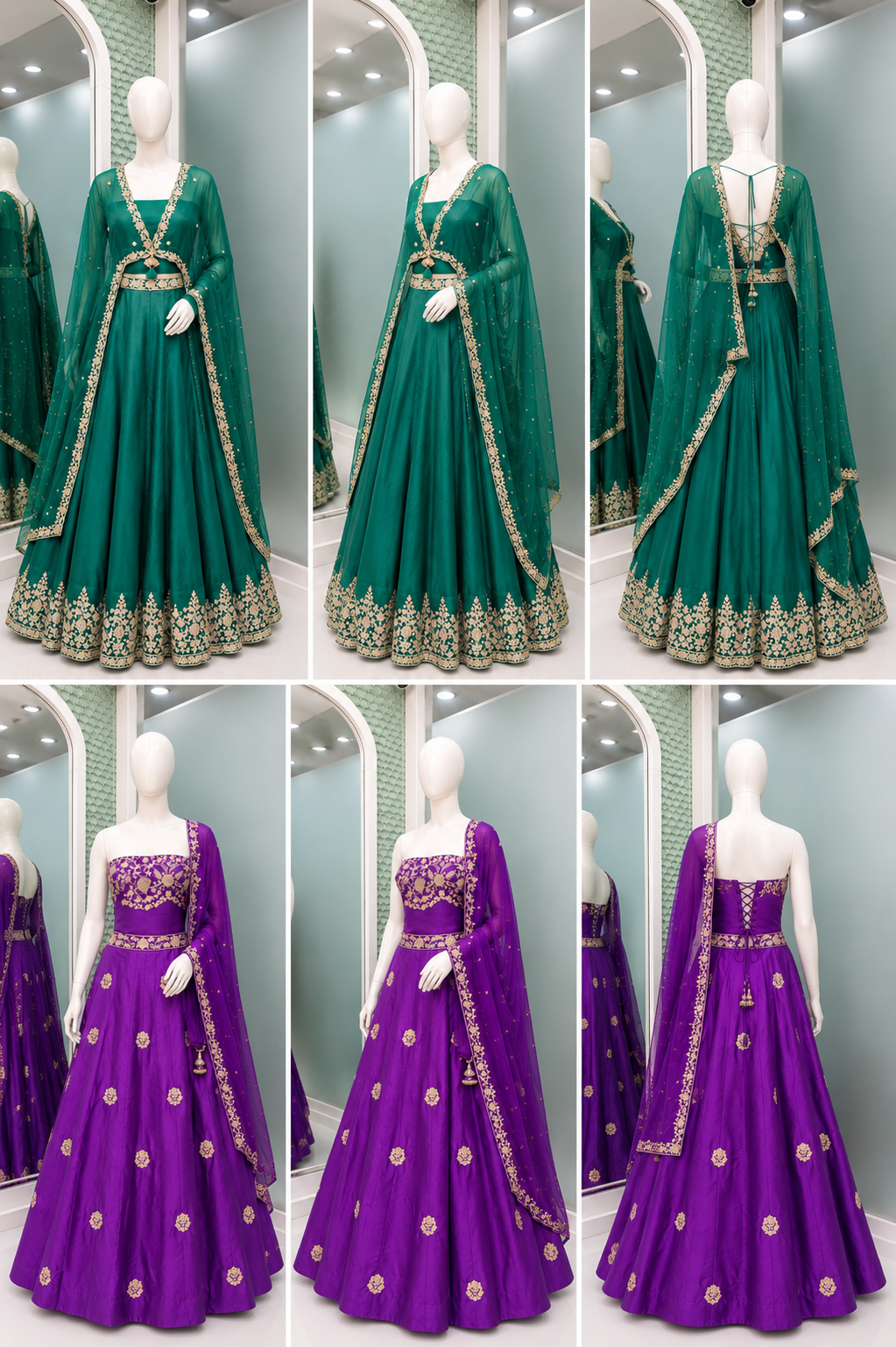 Emerald Royal Bridal Lehenga
