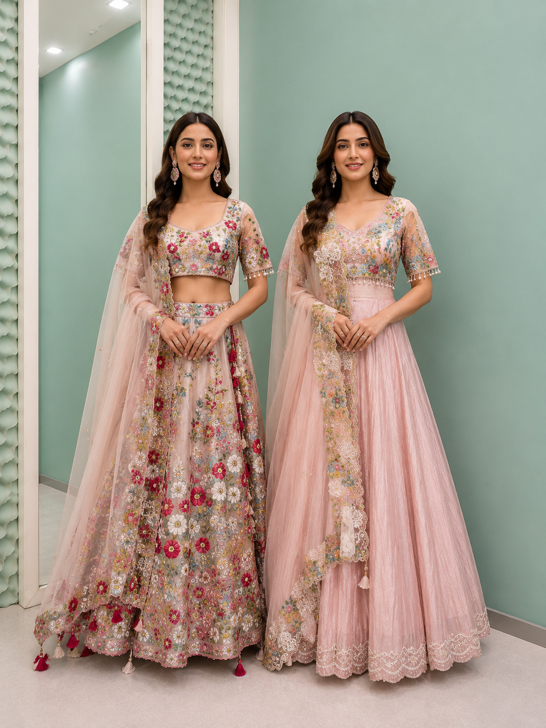 Champagne Gold Sharara Set