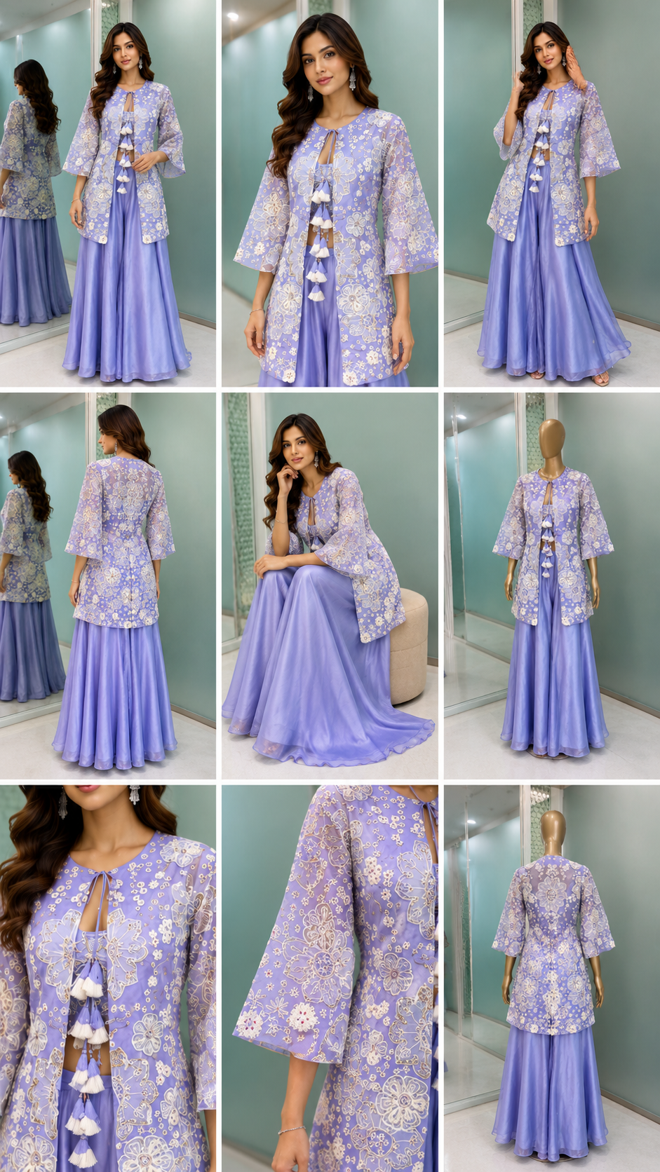 60 - Ivory Gold Wedding Ensemble