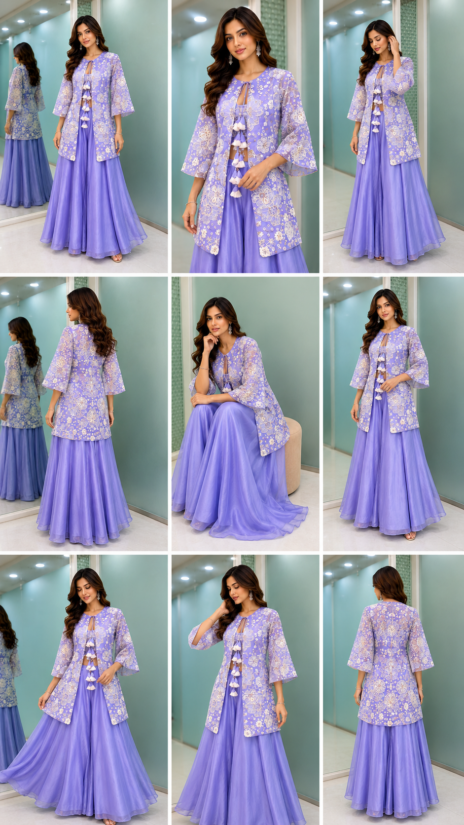 60 - Ivory Gold Wedding Ensemble