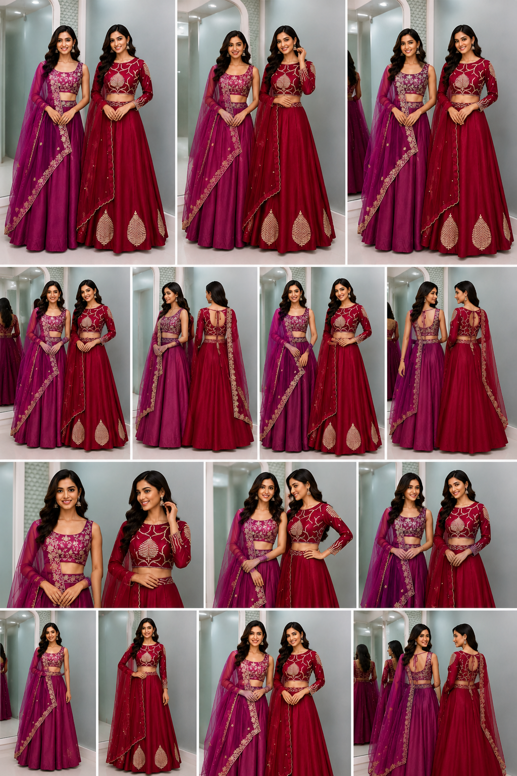 15 - Ruby Heritage Bridal Lehenga
