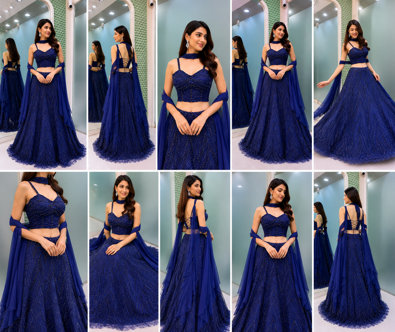 42 - Classic Maroon Wedding Lehenga