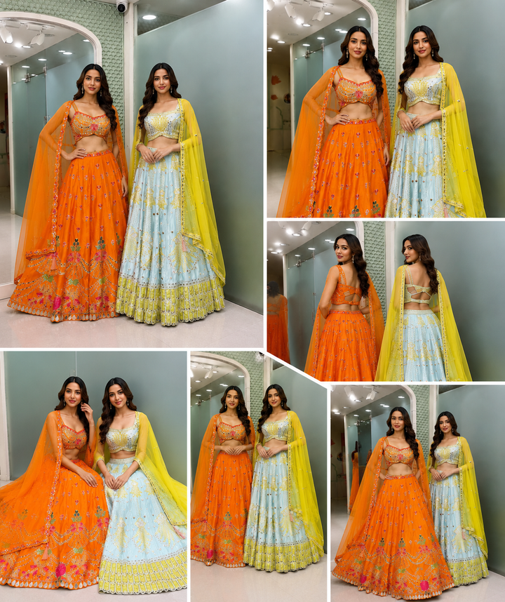 28 - Blush Pearl Anarkali Set
