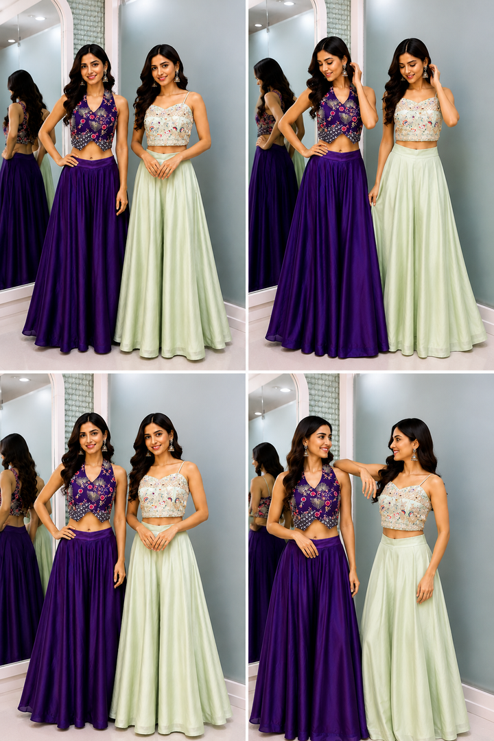 13 - Ivory Rose Embroidered Anarkali