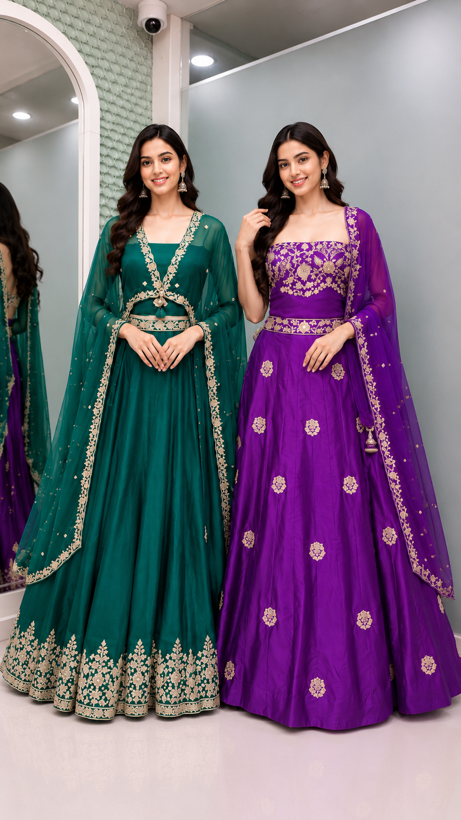 Emerald Royal Bridal Lehenga