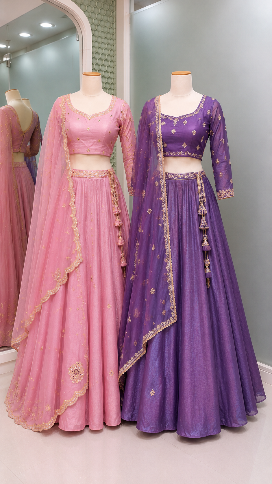 17 - Peach Garden Sharara Set