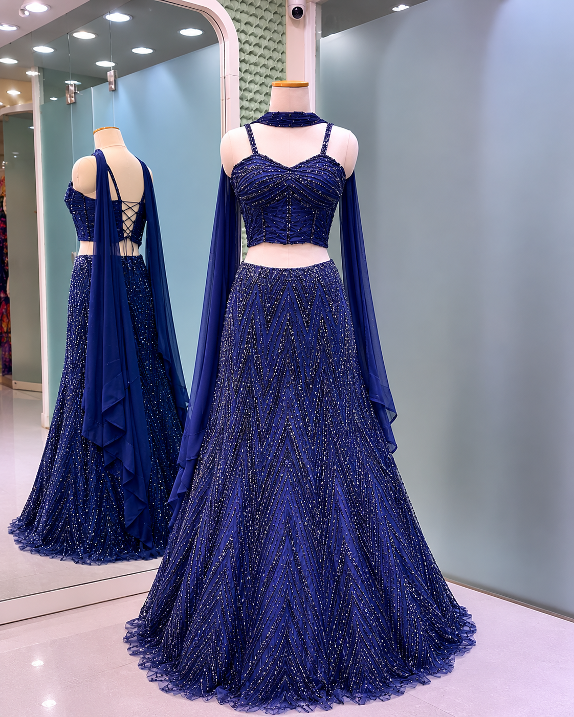 42 - Classic Maroon Wedding Lehenga