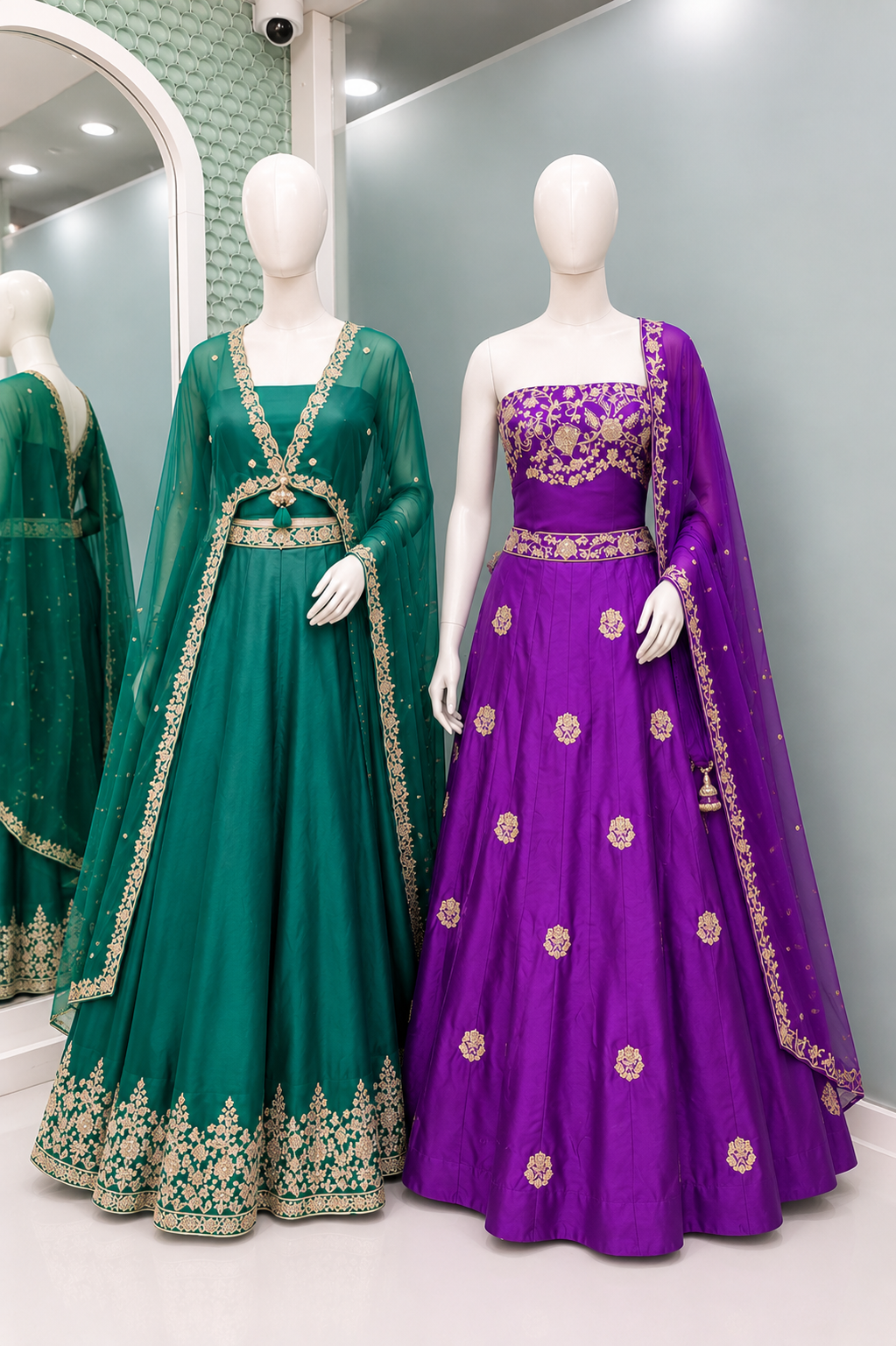 Emerald Royal Bridal Lehenga