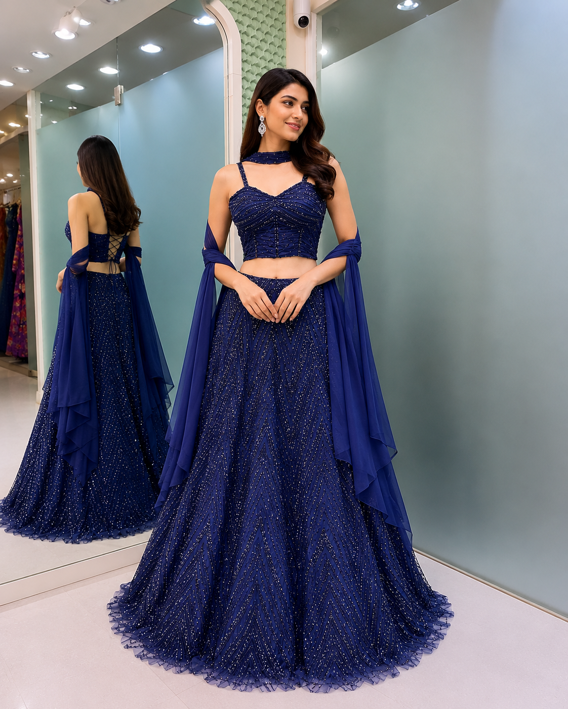 42 - Classic Maroon Wedding Lehenga