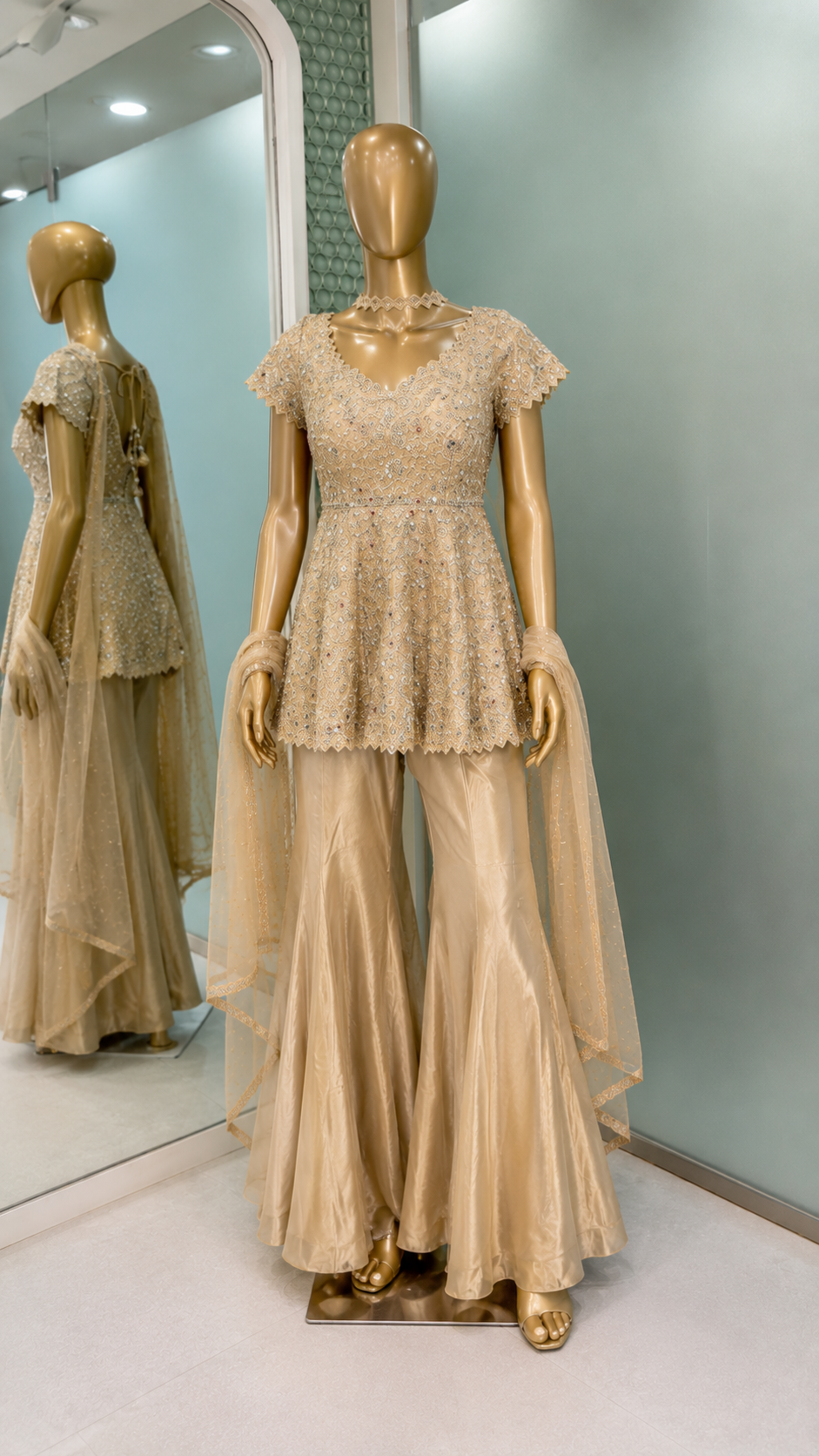 59 - Fuchsia Floral Lehenga