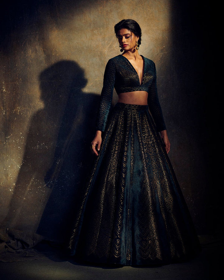 Emerald Bridal Lehenga
