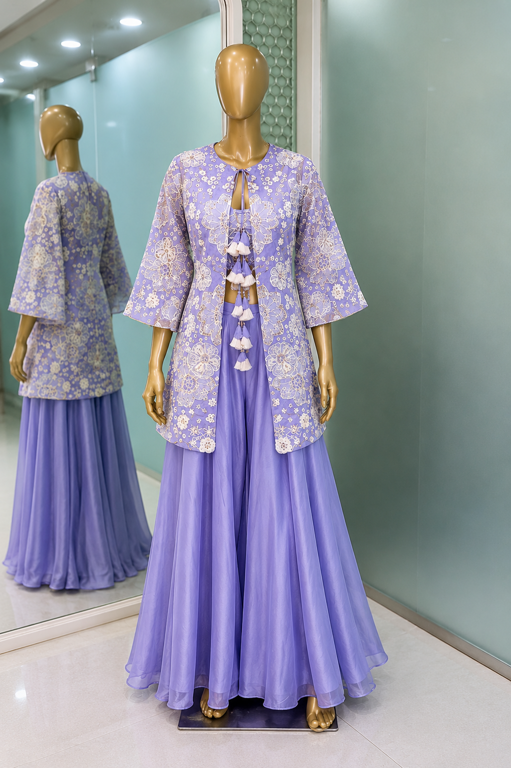 60 - Ivory Gold Wedding Ensemble