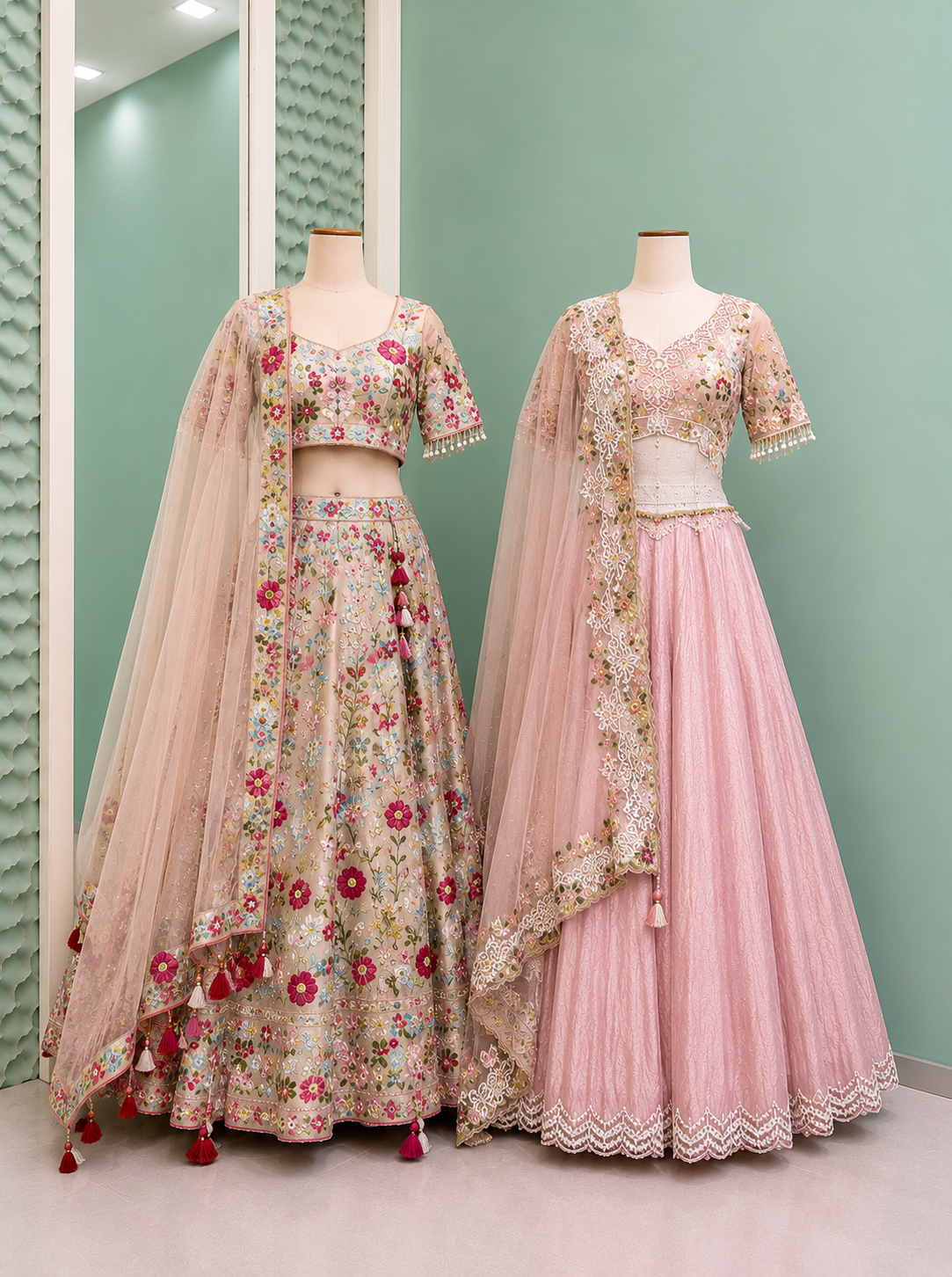 Champagne Gold Sharara Set