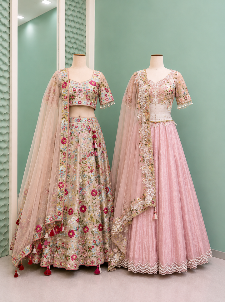 24 - Champagne Gold Sharara Set