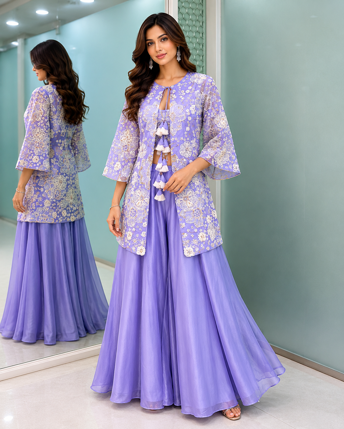60 - Ivory Gold Wedding Ensemble