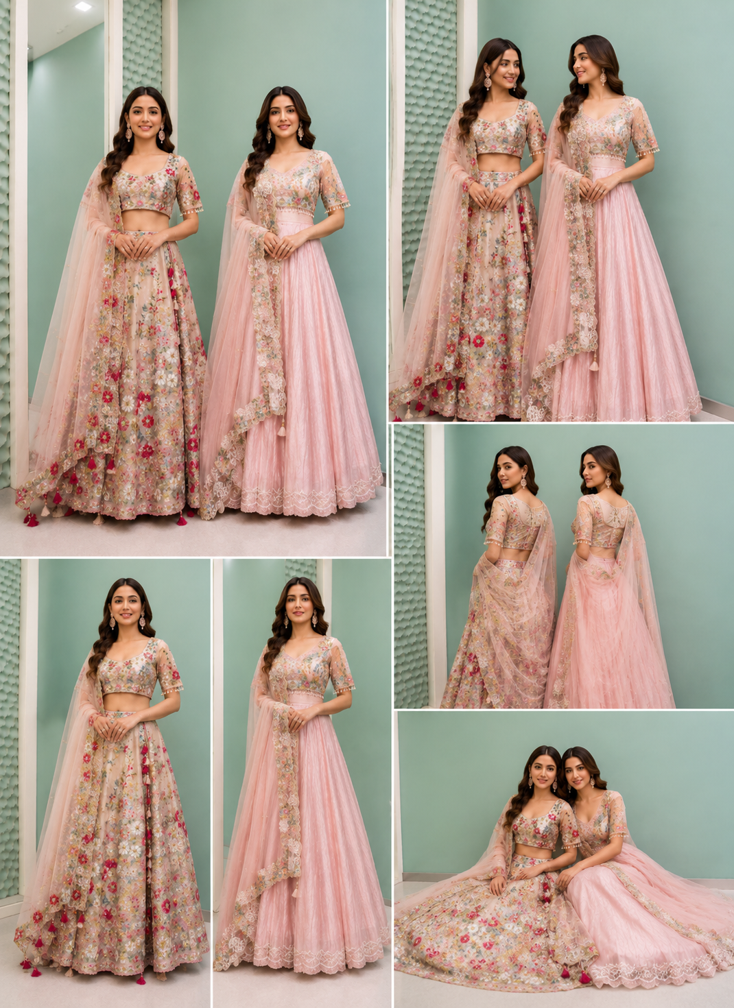 Champagne Gold Sharara Set